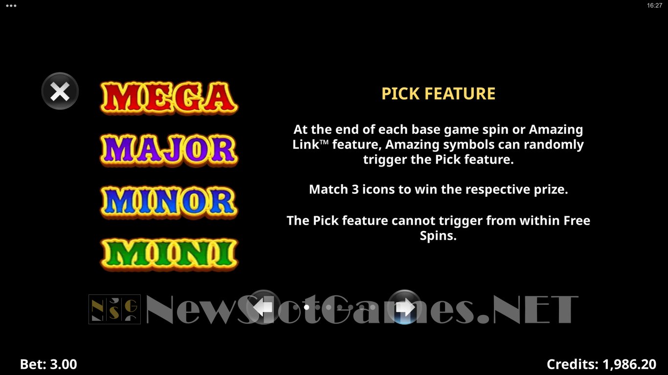 Amazing Link Bounty Slot Slot Image in Demo - pic. 6