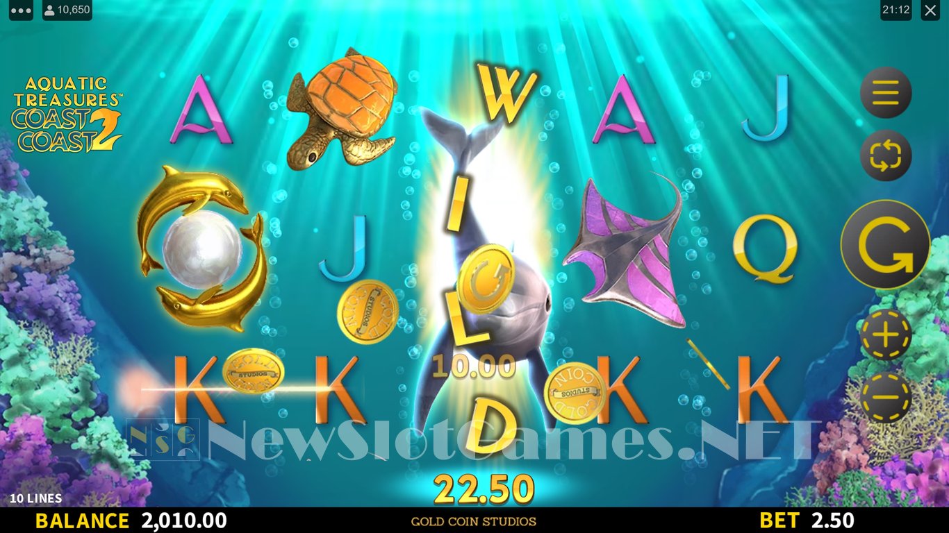 Aquatic Treasures: Coast 2 Coast Slot Slot Image in Demo - pic. 11