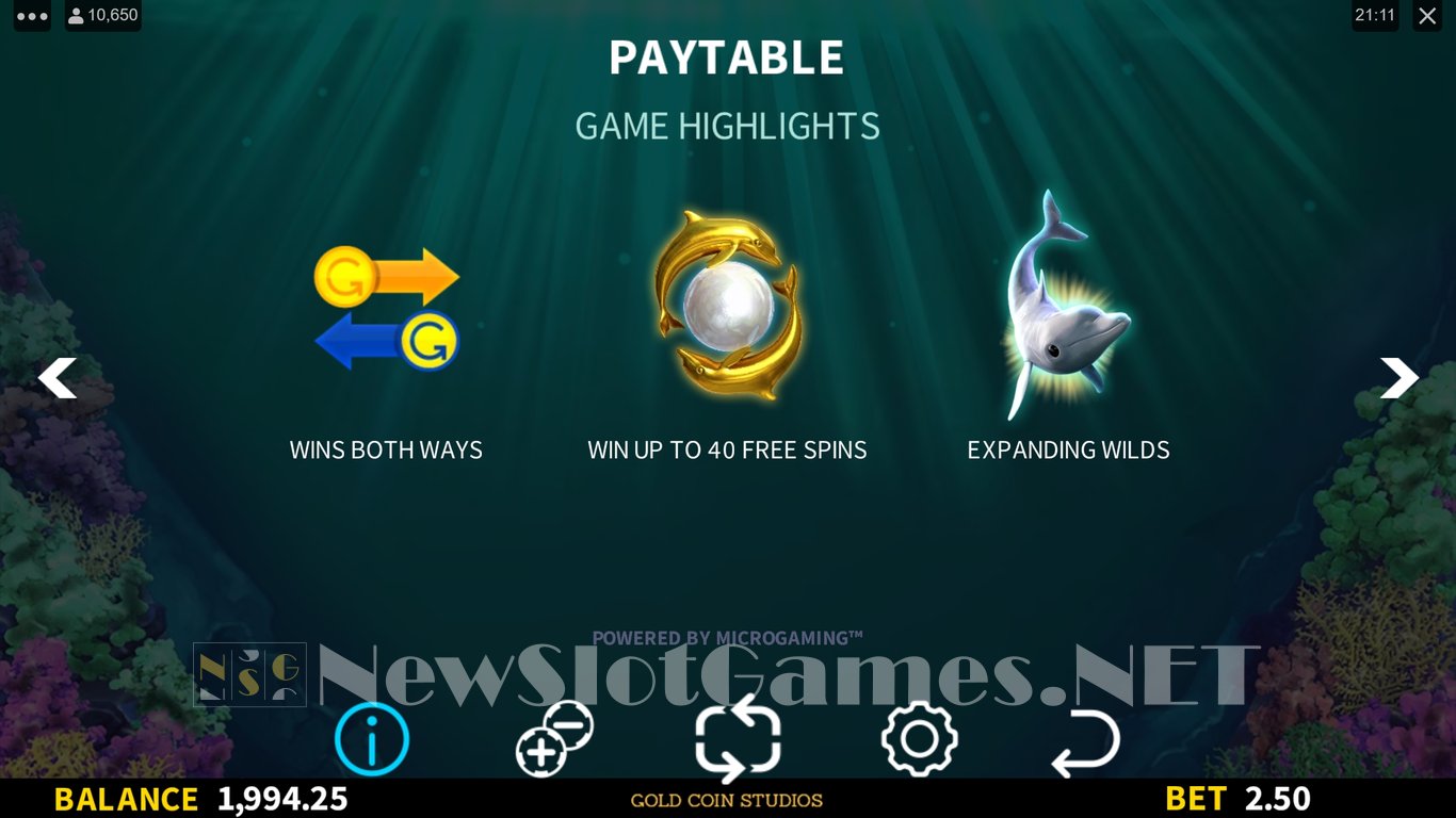 Aquatic Treasures: Coast 2 Coast Slot Slot Image in Demo - pic. 4
