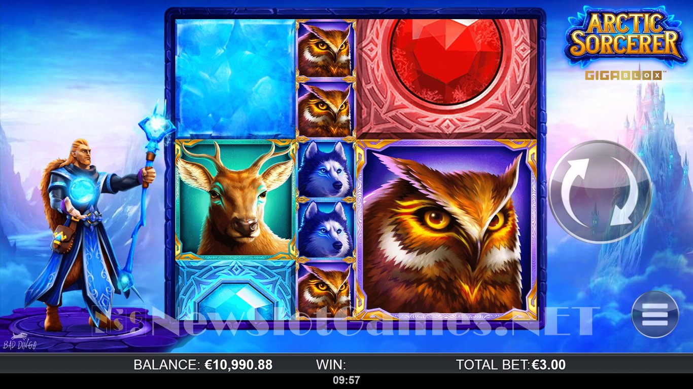 Arctic Sorcerer GigaBlox Slot Slot Image in Demo - pic. 10