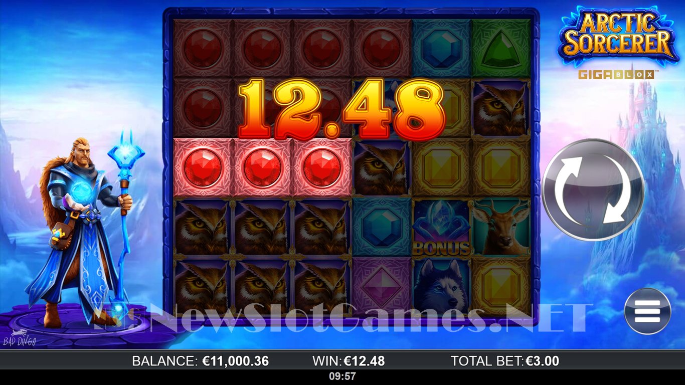 Arctic Sorcerer GigaBlox Slot Slot Image in Demo - pic. 11