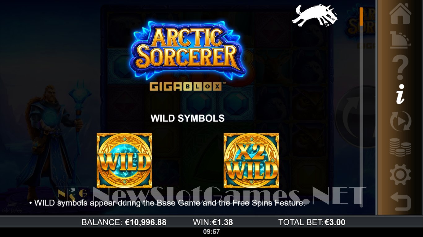 Arctic Sorcerer GigaBlox Slot Slot Image in Demo - pic. 5