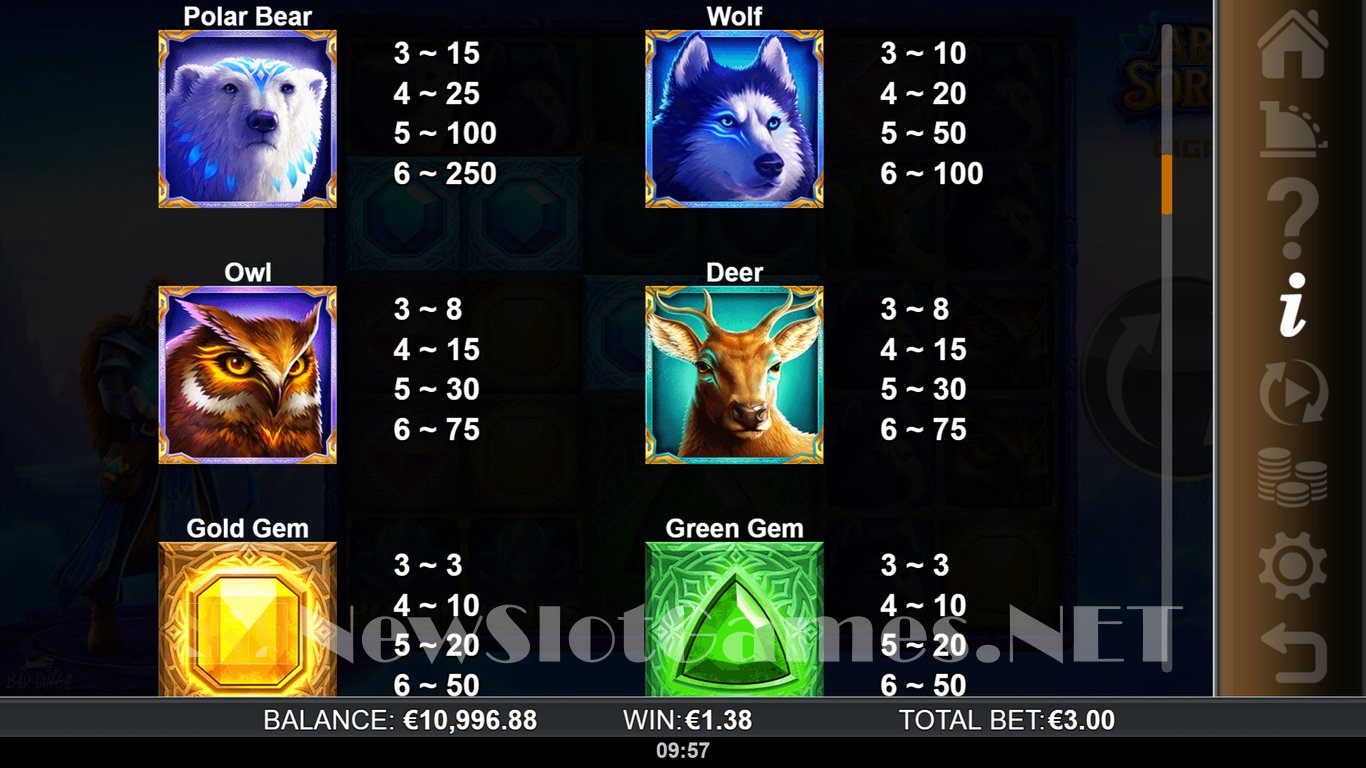 Arctic Sorcerer GigaBlox Slot Slot Image in Demo - pic. 7