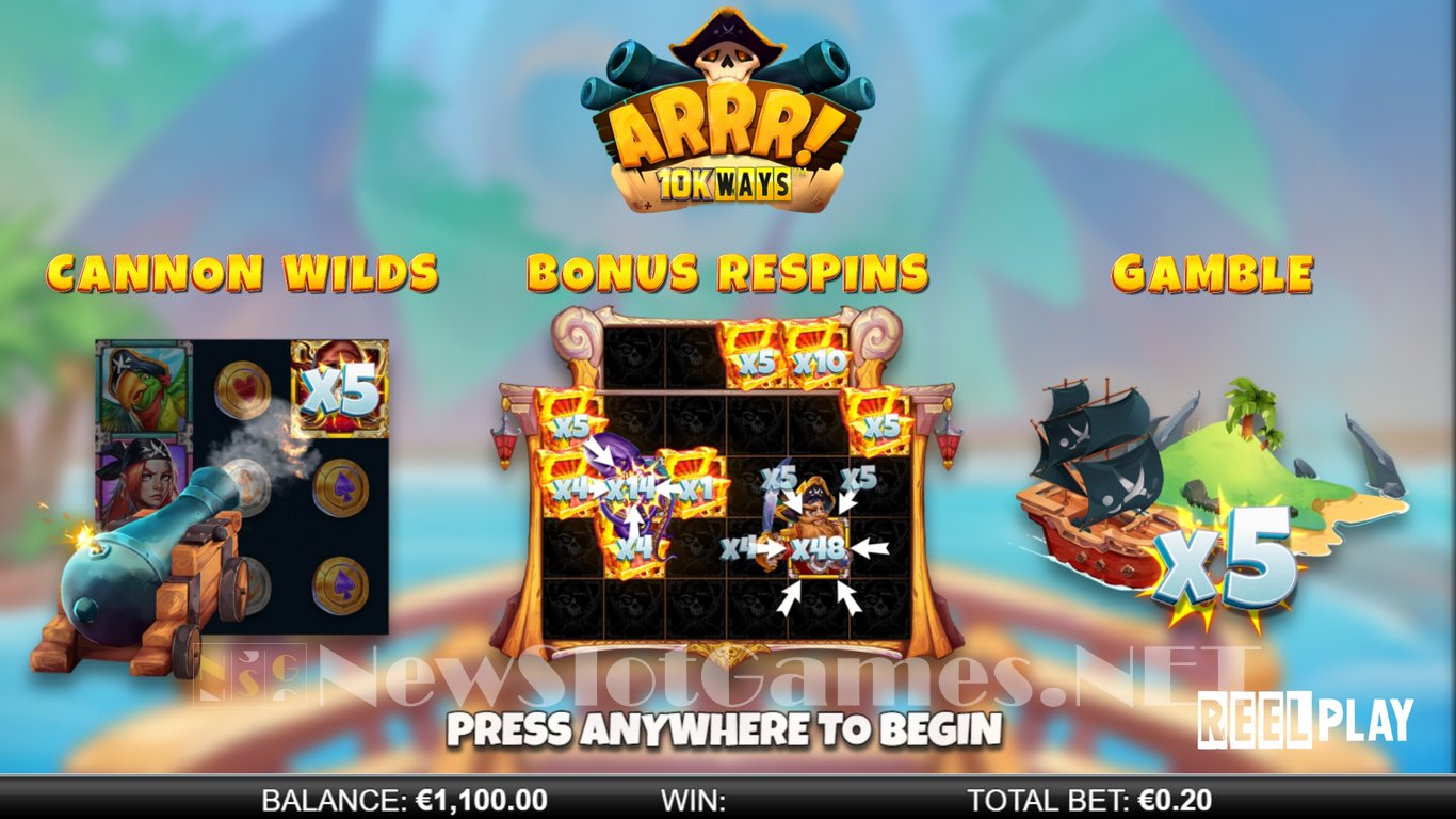 ARRR! 10K Ways Slot Demo Image