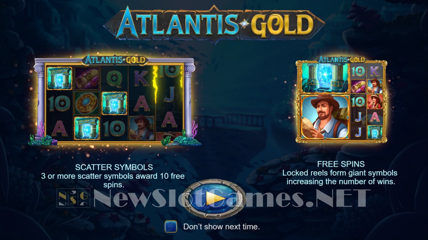 Atlantis Gold Slot Demo Image
