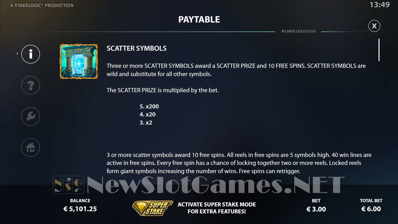 Atlantis Gold Slot Slot Image in Demo - pic. 5