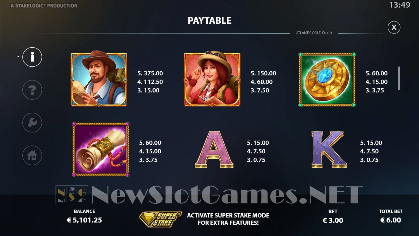 Atlantis Gold Slot Slot Image in Demo - pic. 6