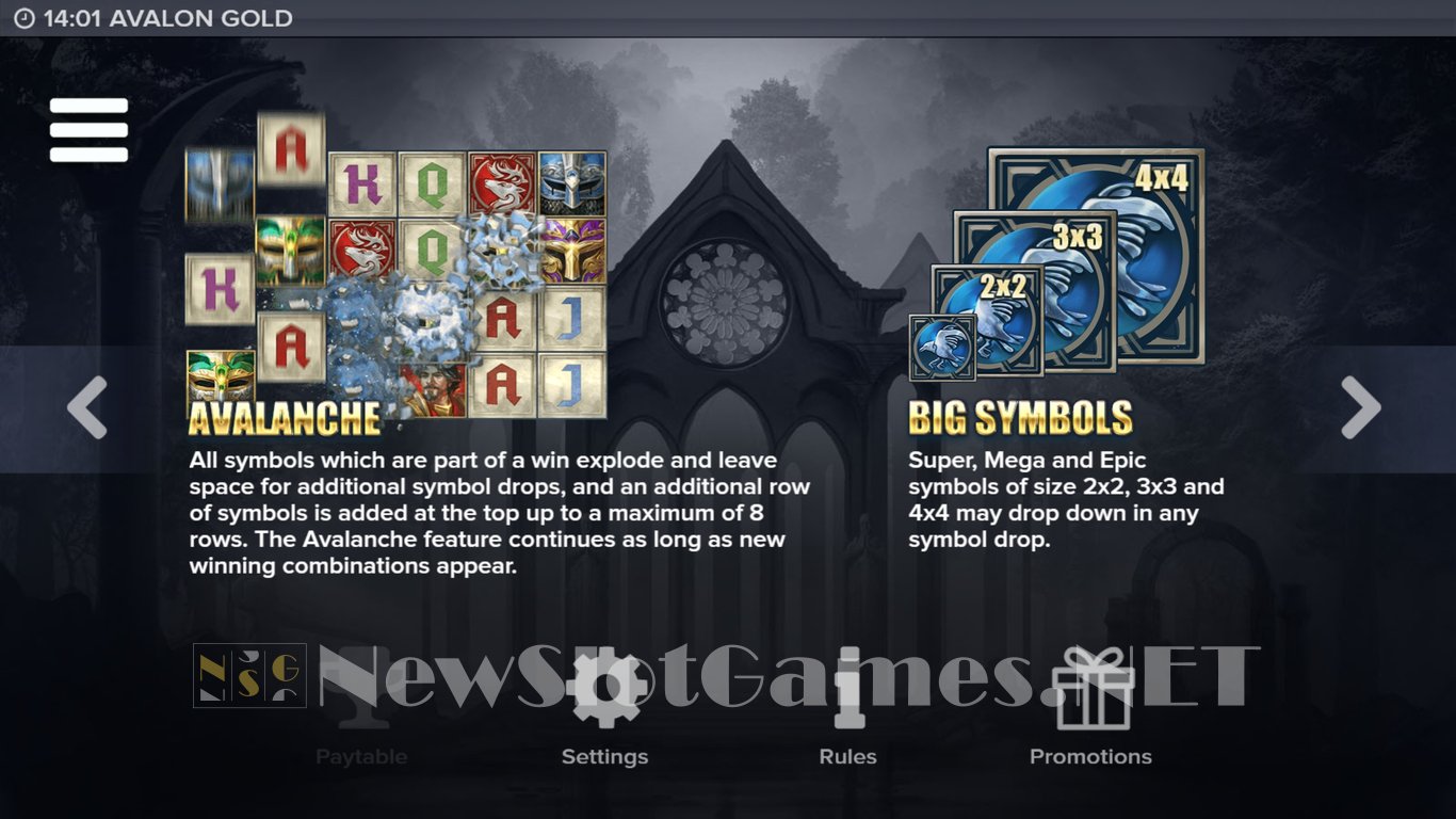 Avalon Gold Slot Slot Image in Demo - pic. 11