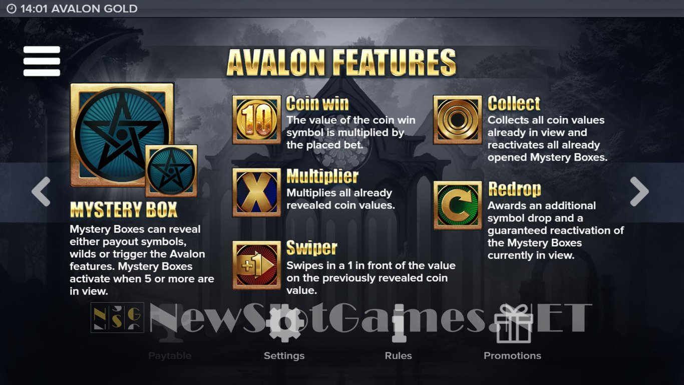Avalon Gold Slot Slot Image in Demo - pic. 8