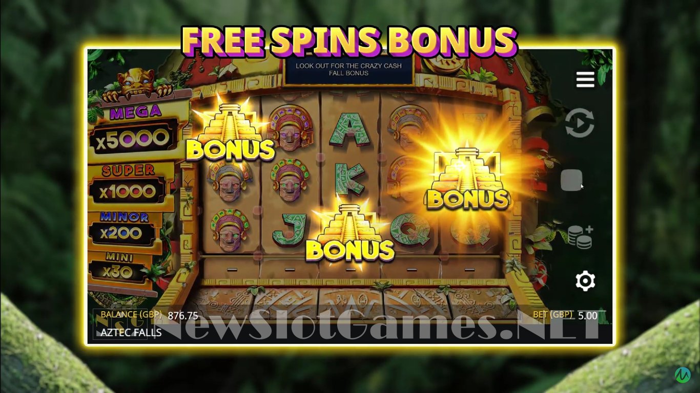 Aztec Falls Slot Demo Image