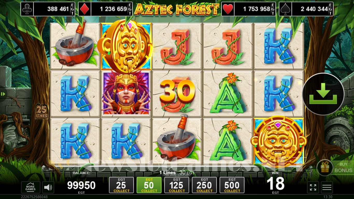 Aztec Forest Slot Demo Image