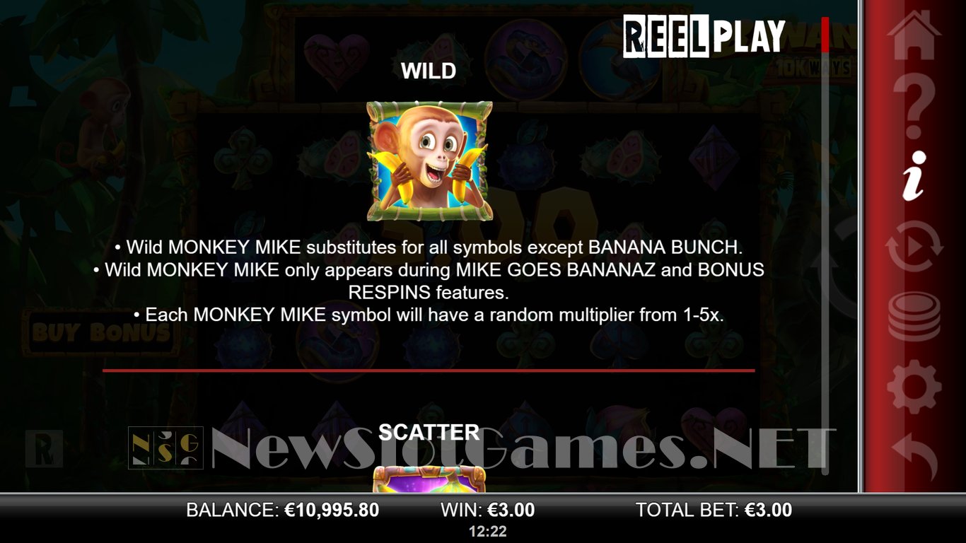 Bananaz 10K Ways Slot Slot Image in Demo - pic. 5