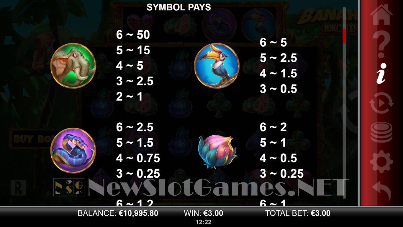 Bananaz 10K Ways Slot Slot Image in Demo - pic. 6