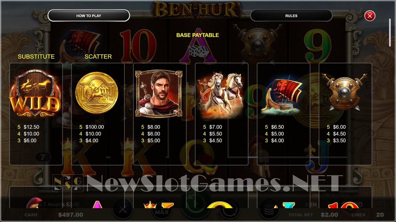Ben Hur Slot Slot Image in Demo - pic. 3