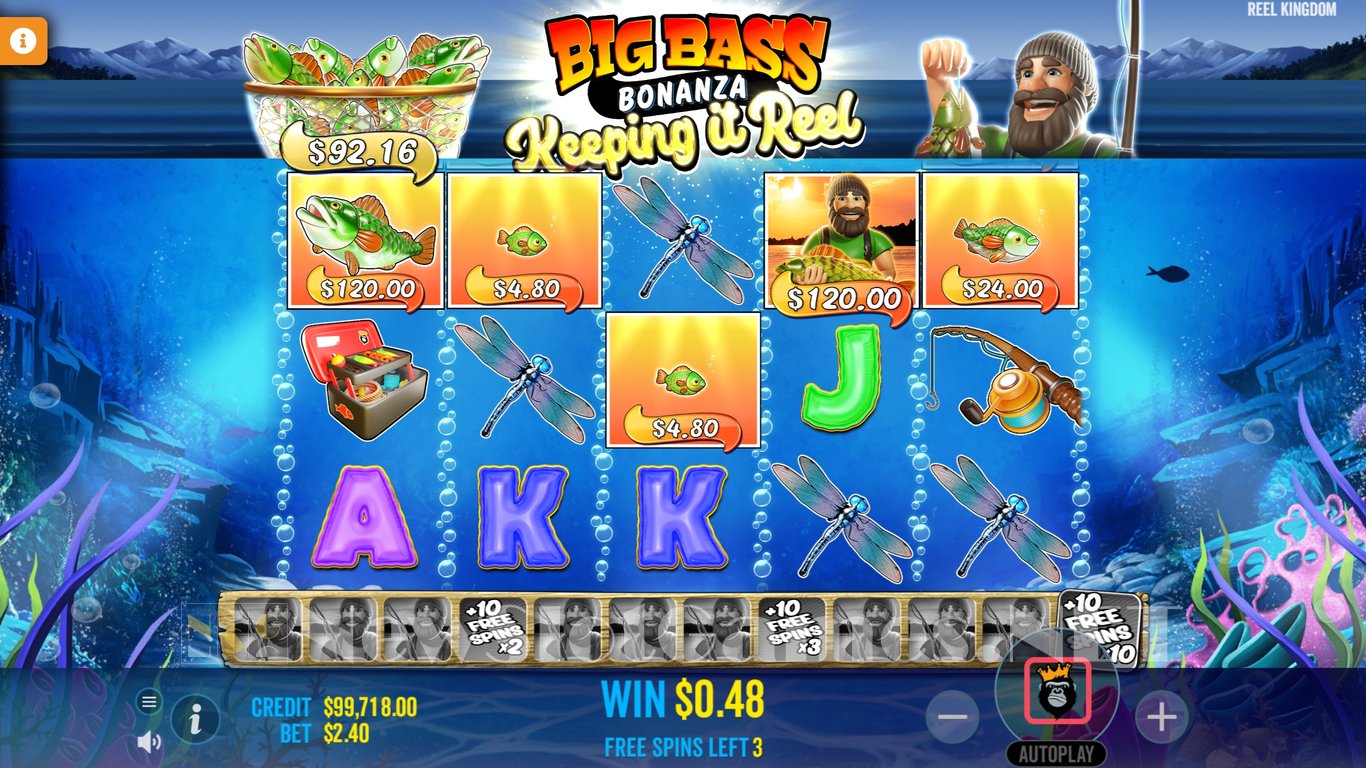 Big Bass Keeping It Reel Slot Slot Image in Demo - pic. 23