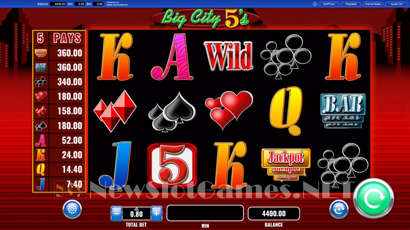 Big City 5s Slot Slot Image in Demo - pic. 2