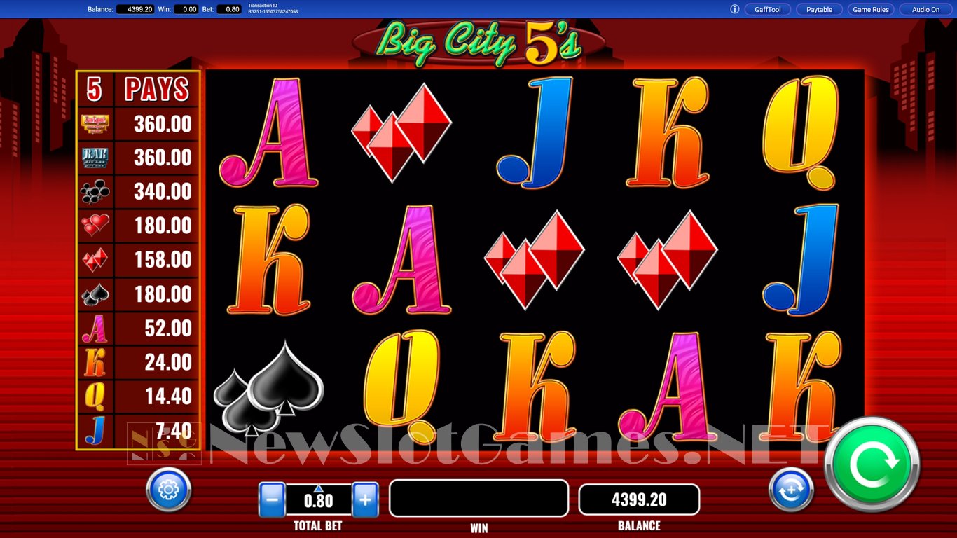 Big City 5s Slot Slot Image in Demo - pic. 3