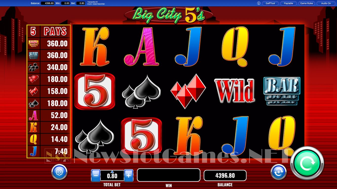 Big City 5s Slot Slot Image in Demo - pic. 5