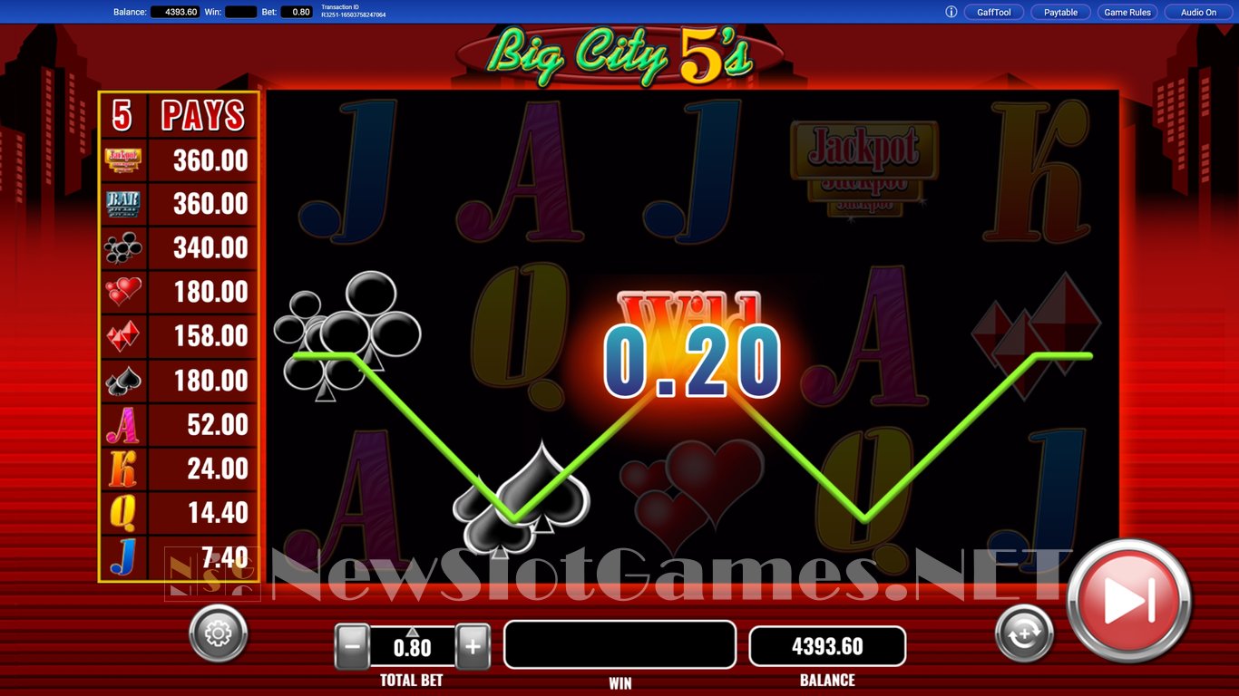Big City 5s Slot Slot Image in Demo - pic. 6