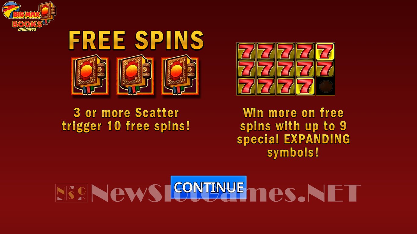 Big Max Books Unlimited Slot Demo Image