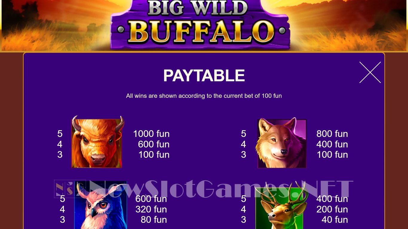 Big Wild Buffalo Slot Slot Image in Demo - pic. 5