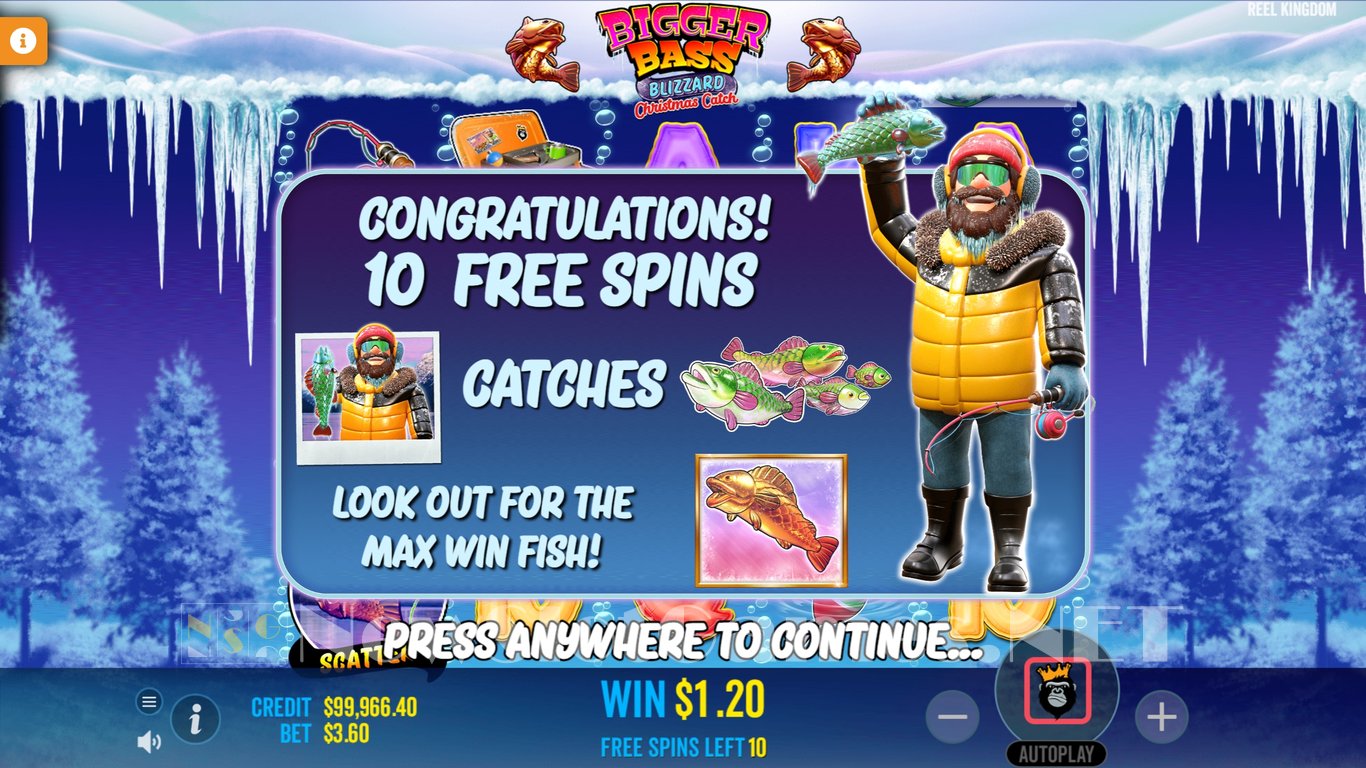 Bigger Bass Blizzard Christmas Catch Slot Slot Image in Demo - pic. 9