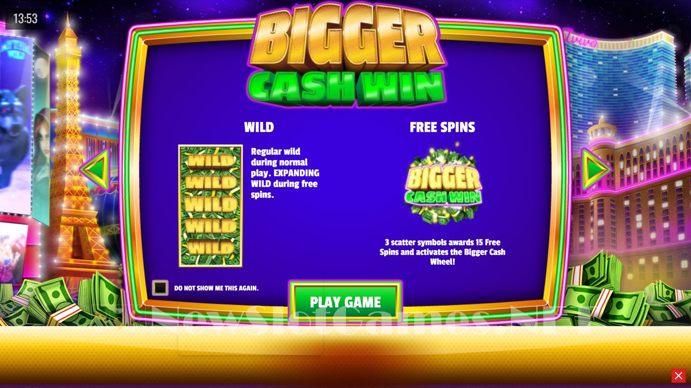 Bigger Cash Win  Slot Demo Image