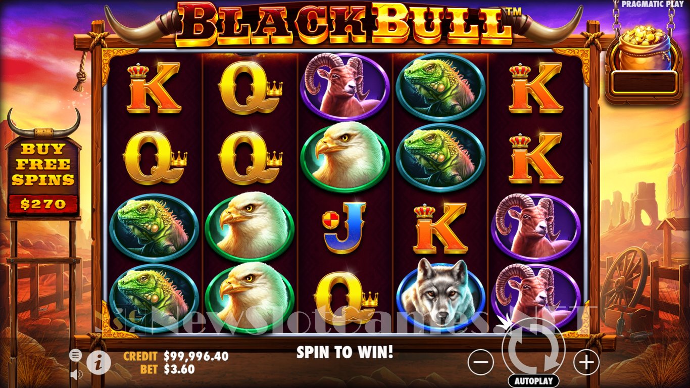 Black Bull Slot Demo Image