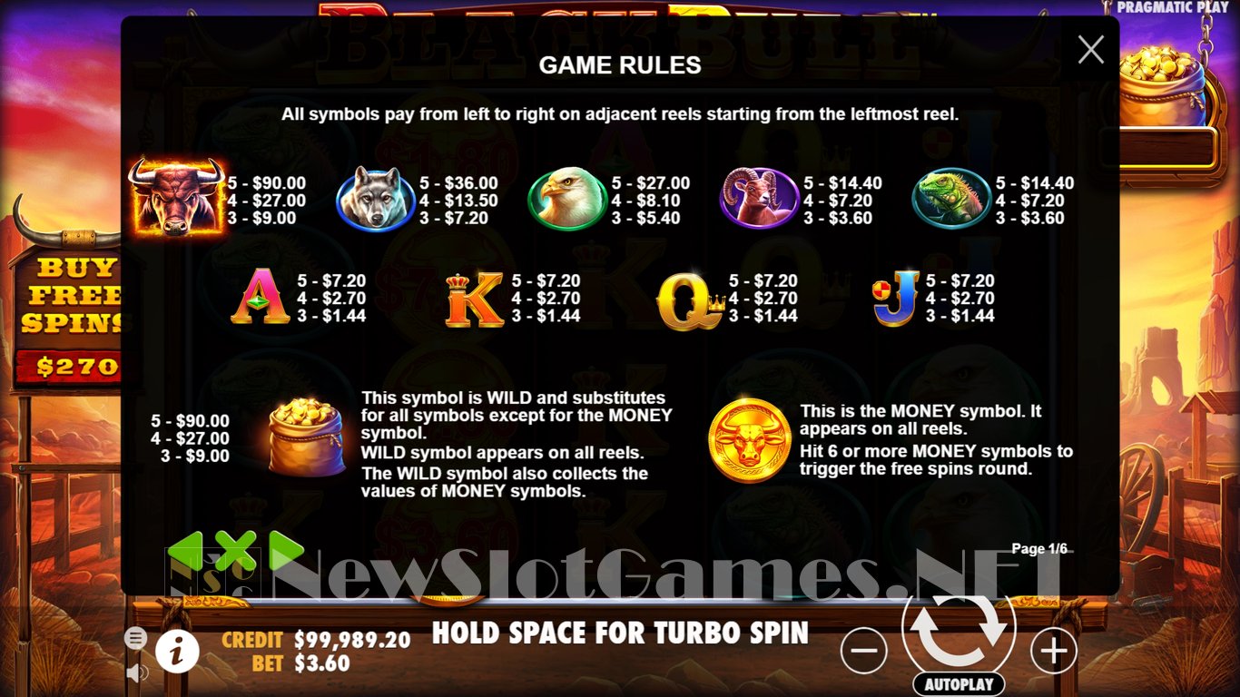 Black Bull Slot Slot Image in Demo - pic. 3