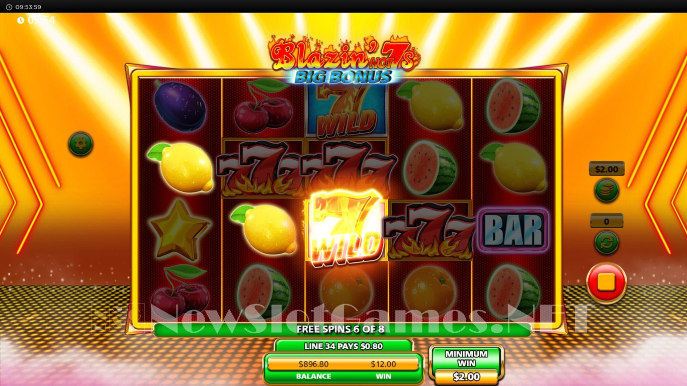 Blazing Hot 7s Big Bonus Slot Slot Image in Demo - pic. 10