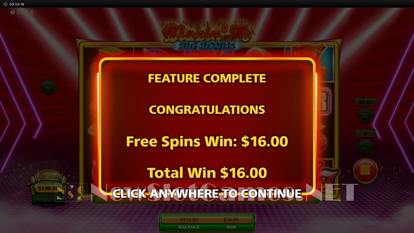 Blazing Hot 7s Big Bonus Slot Slot Image in Demo - pic. 11