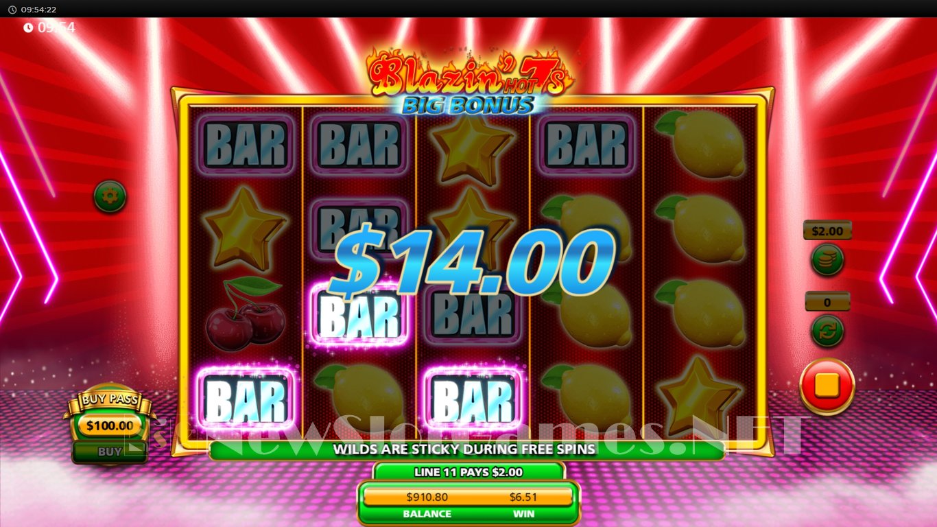 Blazing Hot 7s Big Bonus Slot Slot Image in Demo - pic. 12