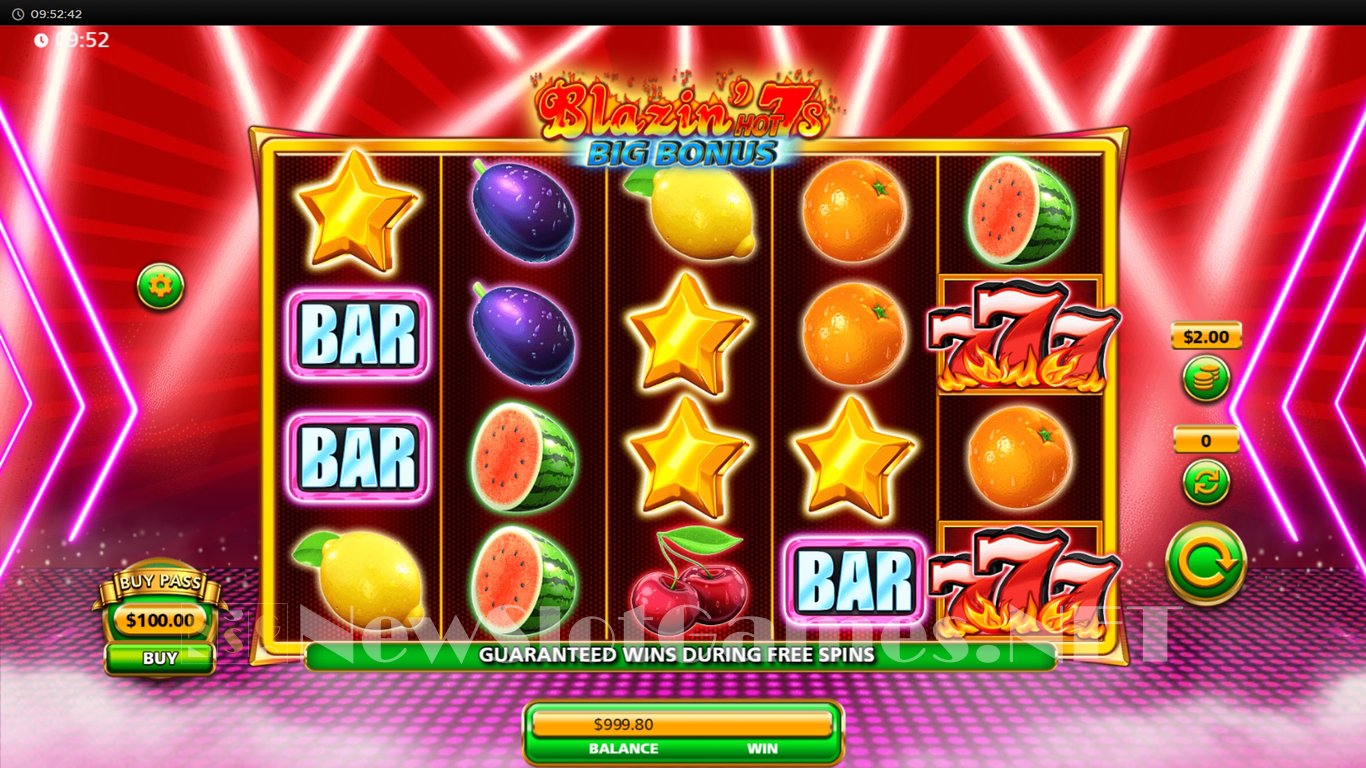 Blazing Hot 7s Big Bonus Slot Slot Image in Demo - pic. 3