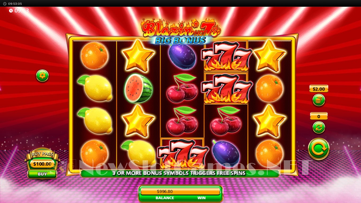 Blazing Hot 7s Big Bonus Slot Slot Image in Demo - pic. 6