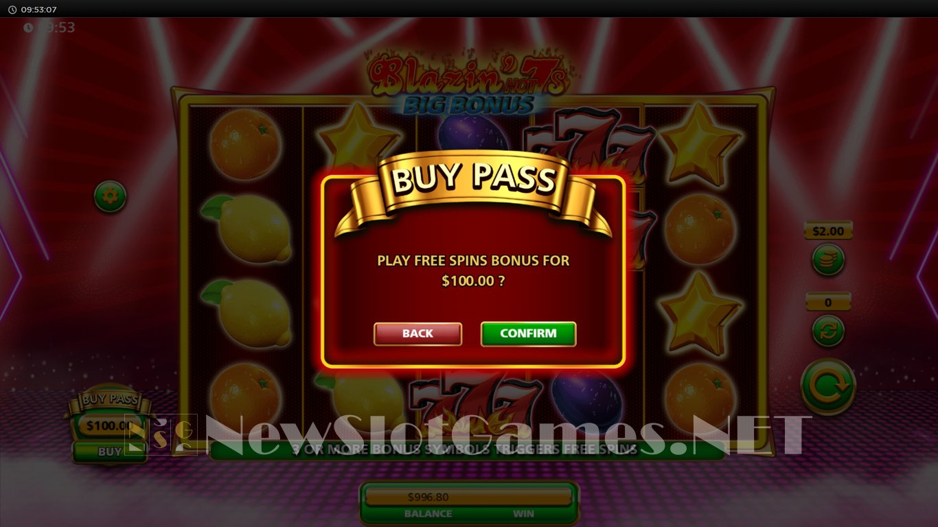 Blazing Hot 7s Big Bonus Slot Slot Image in Demo - pic. 7