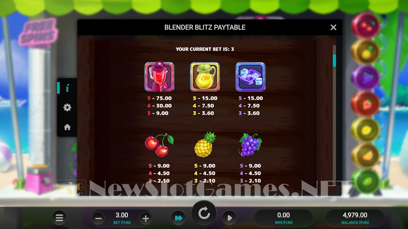 Blender Blitz Slot Slot Image in Demo - pic. 5