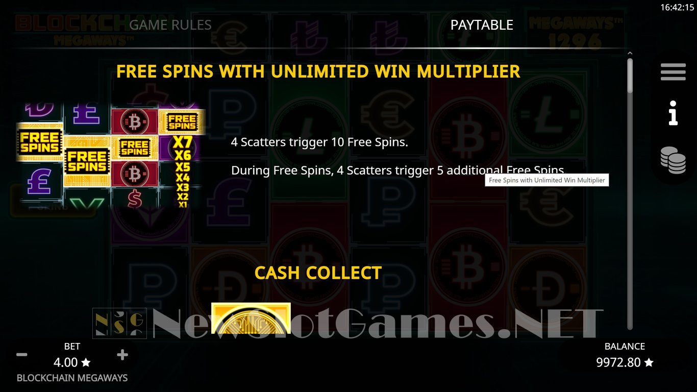 Blockchain Megaways Slot Slot Image in Demo - pic. 4