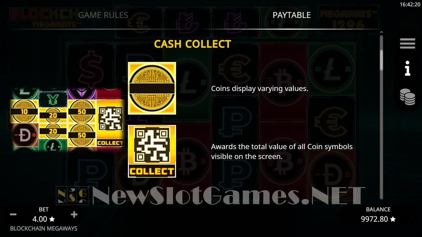 Blockchain Megaways Slot Slot Image in Demo - pic. 5