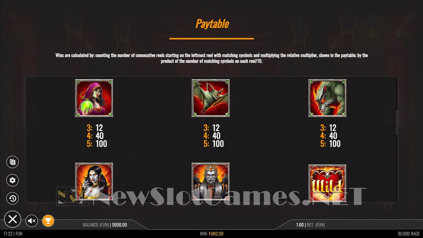 Blood Rage Slot Slot Image in Demo - pic. 6