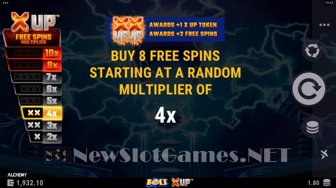 Bolt X UP Slot Slot Image in Demo - pic. 8