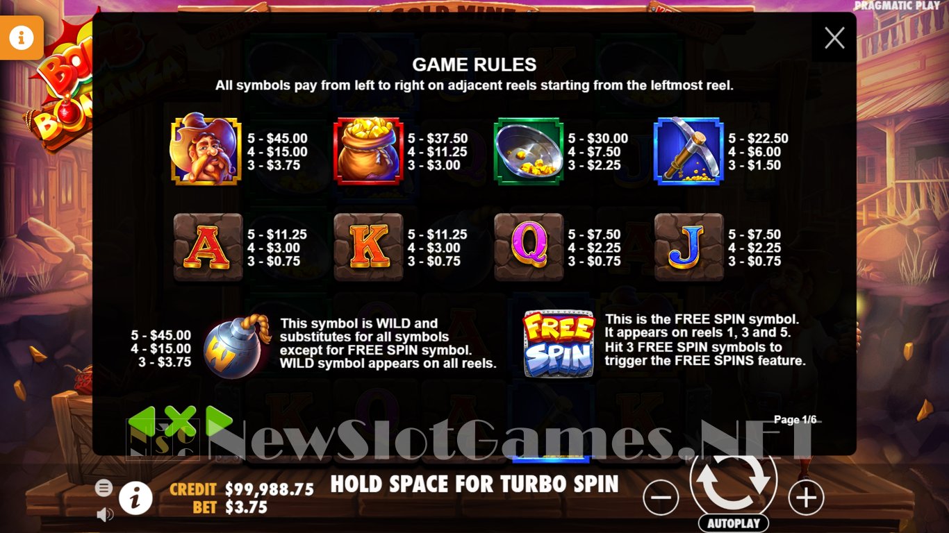 Bomb Bonanza Slot Slot Image in Demo - pic. 3