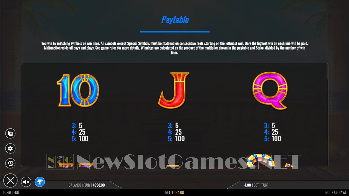 Book of Baal Slot Slot Image in Demo - pic. 4