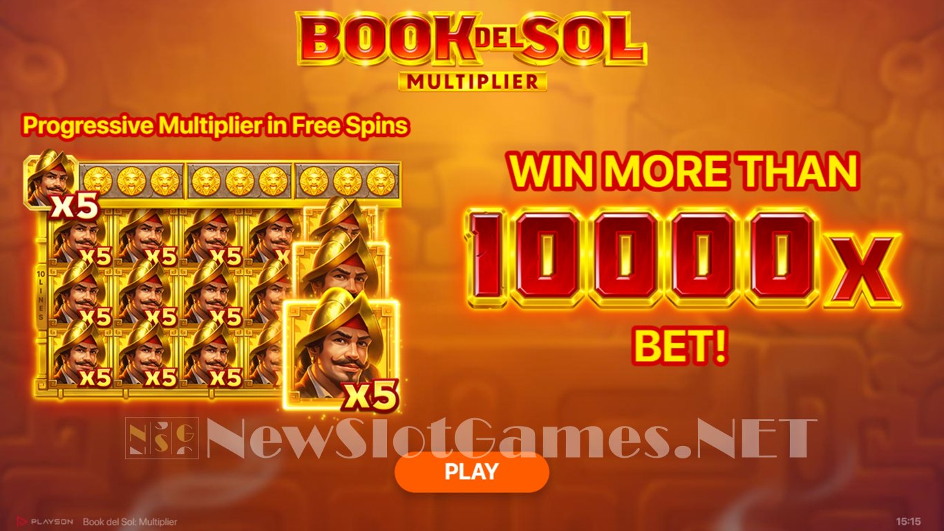 Book Del Sol Multiplier Slot Demo Image