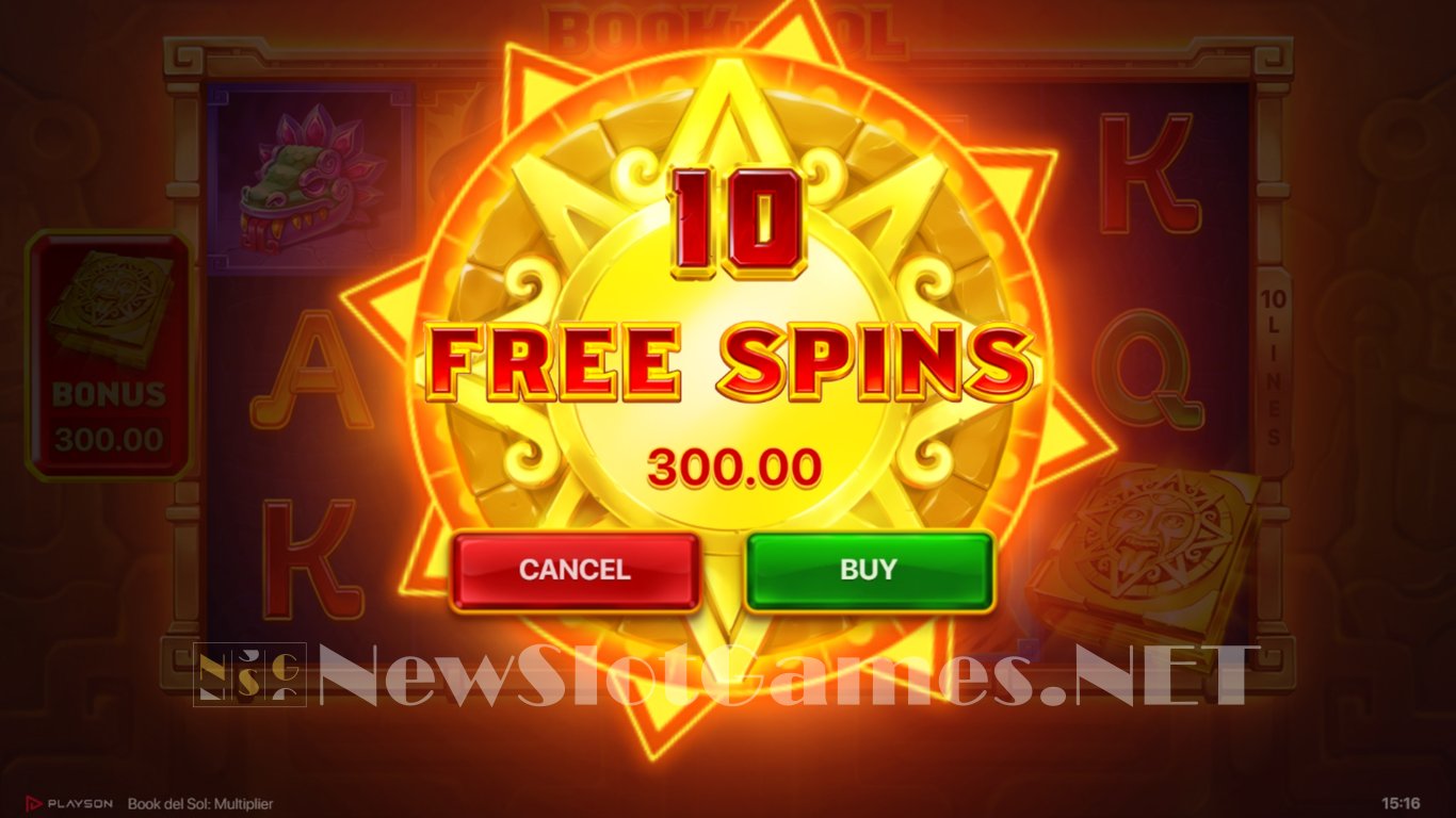 Book Del Sol Multiplier Slot Slot Image in Demo - pic. 10
