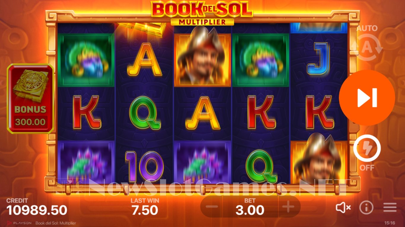 Book Del Sol Multiplier Slot Slot Image in Demo - pic. 8