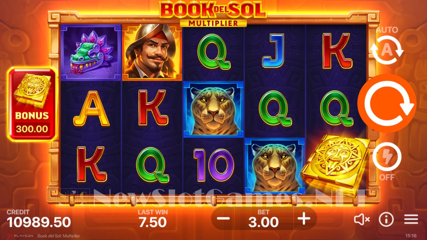 Book Del Sol Multiplier Slot Slot Image in Demo - pic. 9