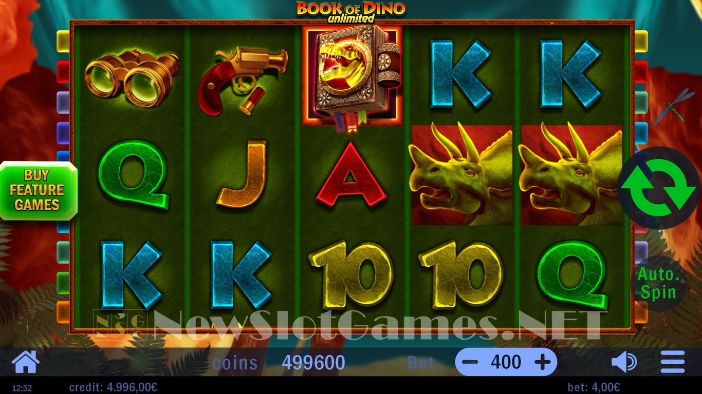 Book of Dino Unlimited Slot Demo Image