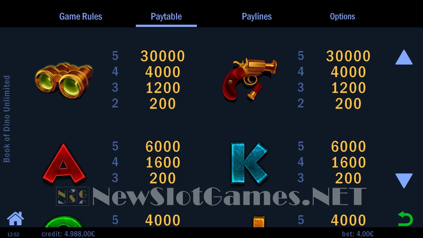 Book of Dino Unlimited Slot Slot Image in Demo - pic. 5