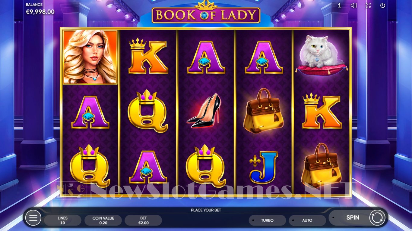 Book of Lady Slot Demo Image