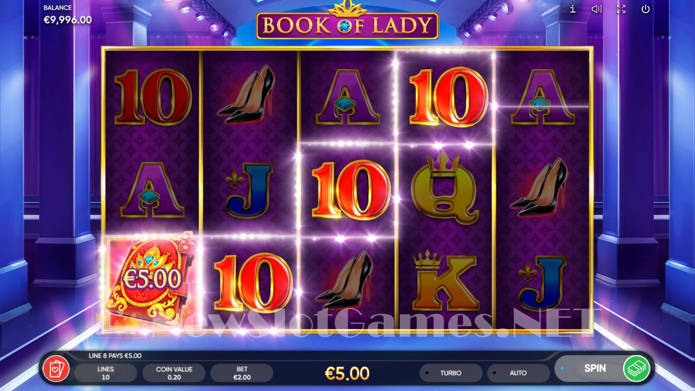 Book of Lady Slot Slot Image in Demo - pic. 2